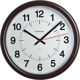 Часы настенные пластиковые, модель 02, диаметр 245 мм, 21234211 1556799