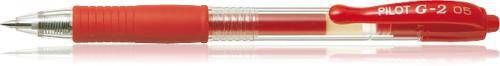 Ручка гел. авт. PILOT BL-G2-5 красная с грипом BL-G2-5 (R)