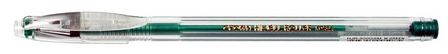 Ручка гел. CROWN зеленая, 0,7мм, Металлик (12/144/1152) HJR-500GSM