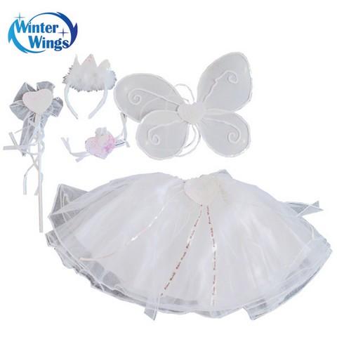 Карнавальный костюм "Ангел" на 4-7 лет, 5 предметов, "Winter wings" N02178