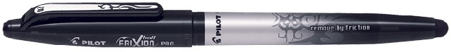 Ручка шар. пиши-стирай PILOT "Frixion PRO" черная, 0.7 мм BL-FRO-7-B