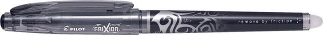 Ручка шар. PILOT "Frixion point" пиши-стирай с игольчатым стержнем (0.5мм), черная BL-FRP5-B