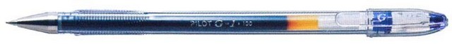 Ручка гел. PILOT синяя, прозрачный корпус, треугольная форма для упора пальцев, 0.5мм (12/144) BL-G1-Т5 (L)