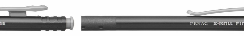 Ручка шариковая автоматическая PENAC X-Ball черная 0,7мм антискользящий корпус BA3301-06F