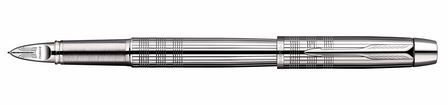 Ручка Пятый пишущий элемент PARKER Parker I.M. Premium Shiny Chrome Chiselled CT (цвет чернил черный, F) S0976090