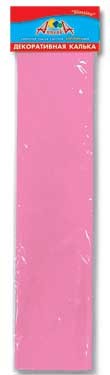 Набор цветной кальки декоративной, 50*70см, "Розовый", Апплика С1904-01
