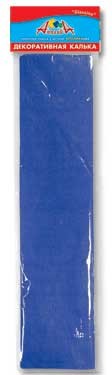 Набор цветной кальки декоративной, 50*70см, "Ярко-синий", Апплика С1904-05