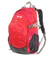 Рюкзак 33*50*23см, красный, мягкая спинка, Polar П1606-01
