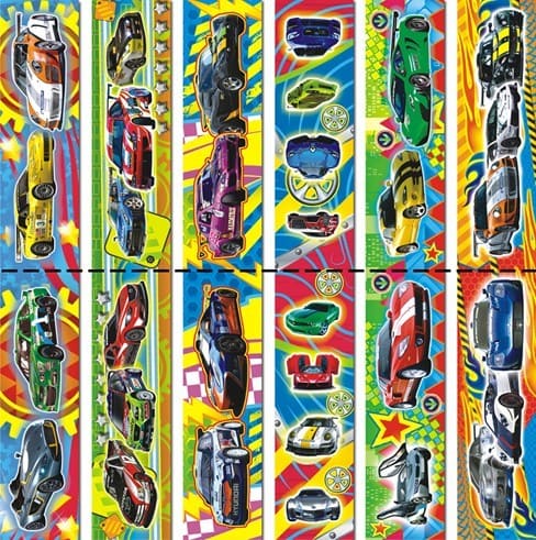 Магнит-закладка "Спортивные авто" 00020