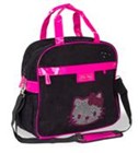 Сумка школьная "Hello Kitty. Glamour", с 2-мя ручками и лямкой, 3-мя карманами, с брелоком, 34x39x16 см., AST-Premiera 504-0052-HK/GL-m