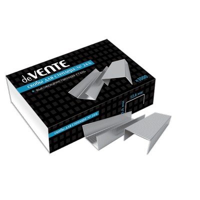 Скобы для степлера №24/6 de Vente 1000 шт. в картонной упаковке 4141304