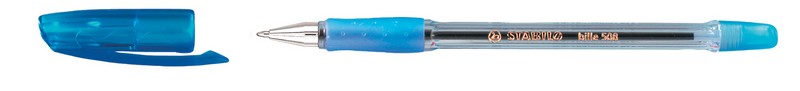 Ручка шар. Stabilo 'bille синяя прозрачный корпус 508/41