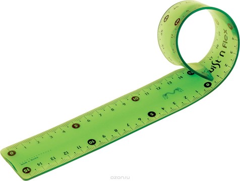 Линейка 30см., пластиковая неломающиеся "TwistN Flex" в блистере, (20/200) MAPED 27900