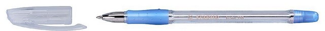 Ручка шар. Stabilo kristal синяя прозрачный корпус 538/41 XF