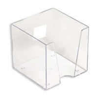 Пластиковый бокс 90*90*90 для бумажного блока, Attomex, прозрачный 4105403