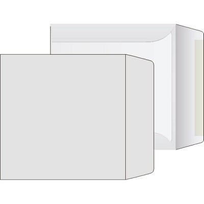 Конверт для CD бумажный белый (80г/м2) (25/100) 2080429