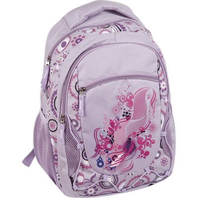 Рюкзак школьный "Attomex. Harmony" 42 x 32 x 15 см, текстильный, 1 отделение, 2 передних кармана, 2 боковых кармана, сиреневый 7032536