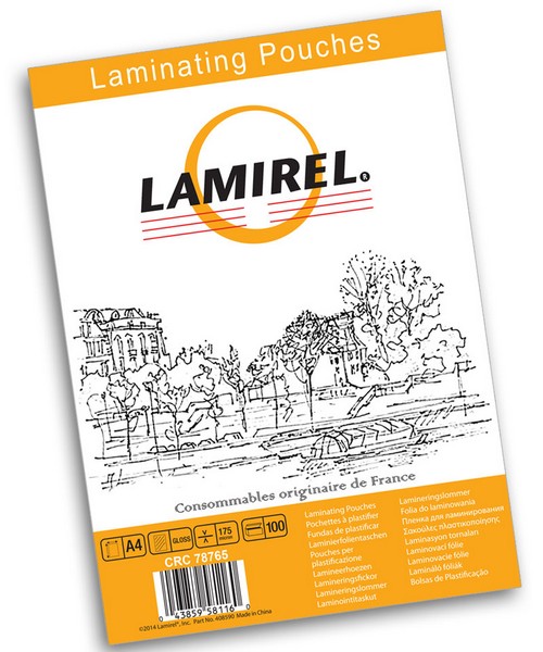 Пленка для ламинирования Lamirel фА4, 175мкм, 100 шт. 78765