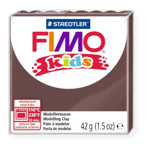 Пластика Fimo kids, светло-коричневый брус 42 гр. 8030-71
