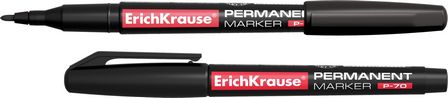 Маркер перманентный ErichKrause Р-70 черный 1 мм (12/144/1152) 37073