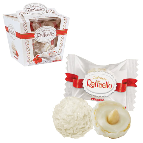 Конфеты RAFFAELLO, с миндальным орехом, 150 г, подарочная упаковка 77070983