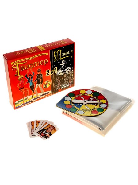 Настольная игра "Твистер и Мафия" 7074