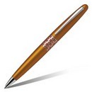 Ручка шариковые 115мм PILOT с масленными чернилами, 1.0мм, корпус металлический матовый оранжевый, цвет чернил синий BP-MR3-M(FL)