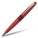 Ручка шариковые 115мм PILOT с масленными чернилами, 1.0мм, корпус металлический матовый красный, цвет чернил синий  BP-MR3-M(WV)
