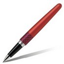 Ручка шариковые 110мм PILOT с жидкими чернилами, 0,7мм, корпус металлический матовый красный, цвет чернил черный BLV-BMR37-M(WV)