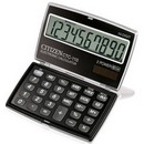 Калькулятор CITIZEN 10-разр. карманный черный 106*63*14мм, двойное питание CTC-110BKWB