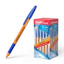 Ручка шар. ErichKrause R-301 Orange Stick&Grip 0.7, синяя (50/400) 39531