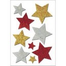 Наклейка HERMA MAGIC Новый Год Бриллиант звезды 6528