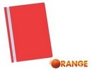 Скоросшиватель пластиковый 120/180 мкм, красный, Orange Peel (25/400) 1810-80