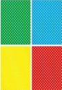 Набор цветного поделочного картона с тиснением, фА4, 4л., "Сердечки", Апплика С4284-08
