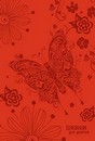 Дневничок для девочки фА5 80л., обл. 7БЦ, блестки, Бабочка, КТС-Про  С0366-46