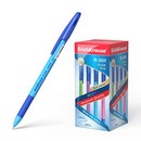 Ручка шар. ErichKrause R-301 Neon Stick&Grip 0.7, синяя (50/400) 42751