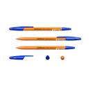 Ручка шар. ErichKrause "R-301" Orange 0.7 Stick, синяя (50/400) 43194