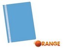 Скоросшиватель пластиковый 120/180 мкм, голубой, Orange Peel (25/400) 1810-110