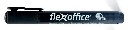 Маркер перманентный Flexoffice черный с круглым острием 1,5 мм. FO-PM03 BLACK