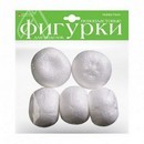 ПЕНОПЛАСТОВЫЕ ФИГУРКИ МАНДАРИНЫ 70 ММ, 5 ШТ.  2-184/03