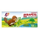 Краски акв. 12 цв. ZOO без кисточки, Луч 19С 1247-08                  