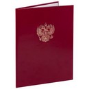 Папка адресная Герб России, бумвинил АП4-01-011