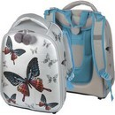 Рюкзак школьный deVENTE. Choice. Butterfly из искусственной кожи, жесткий 38x28x11 см, вес 900 г, 1 отделение на молнии с карманом для учебников, уплотненные регулируемые по высоте лямки, ортопедическая воздухопроницаемая спинка, светоотражающие вставки 7033834