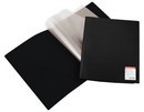 Папка пластиковая 0.5мм, с 30 прозрачными вкладышами, черная, ErichKrause Standart (3/36) 3136
