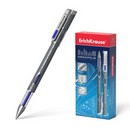 Ручка гел. ErichKrause Megapolis Gel, синяя, корпус стального цвета (12/144) ЕК92