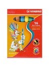 Мелки восковые 16цв., Stabilo 2816