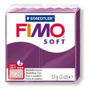 Пластика Fimo soft, королевский фиолетовый брус 56гр. 8020-66