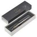 Ручка гелевая PARKER Jotter Stainless Steel GT, корпус из нерж.стали,позолоченные детали, черные чернила M PARKER-2020647