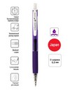 Ручка гел. автоматич. PENAC INKETT фиолетовая 0,5мм прозрачный корпус с резиновым грипом BA3601-32EF