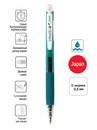 Ручка гел. автоматич. PENAC INKETT бирюзовая 0,5мм прозрачный корпус с резиновым грипом BA3601-33EF